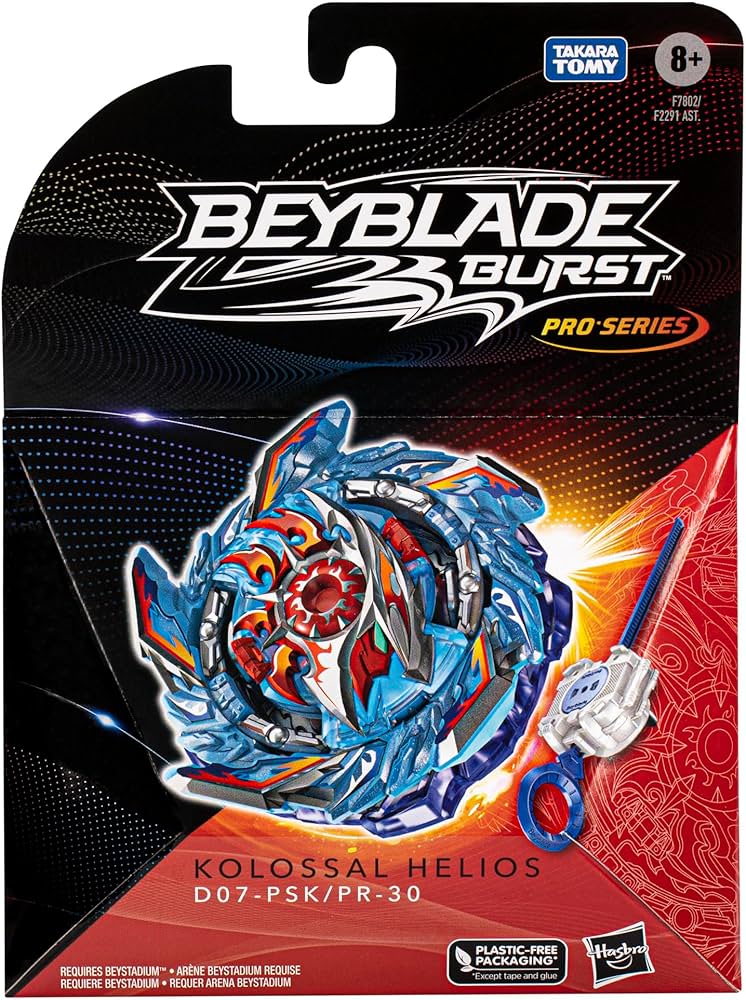 Beyblade Burst Pro Series Kolossal Helios Beyblade Starter Pack Spinning Top Launcher