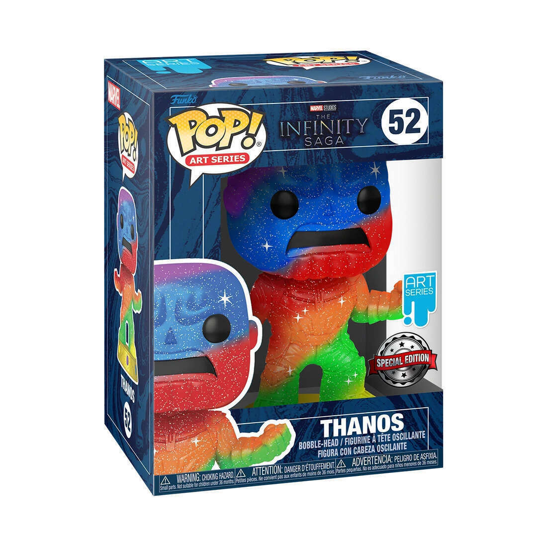 Marvel Infinity Saga: Thanos Artist Series (Rainbow metallic) Funko PO –  Toys 'N' Geek