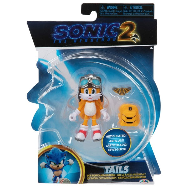 Sonic the Hedgehog 2: Tails (Pilot w/ Backpack) 10cm Figure