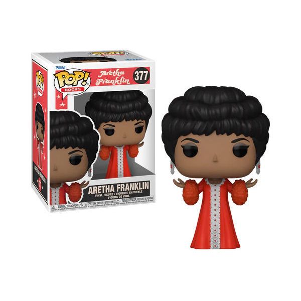 Rocks: Aretha Franklin (Red Dress) Funko Pop! Vinyl