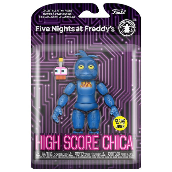 Five Nights at Freddy's: High Score Chica (Glow in the Dark) Articulated 5" Funko Figure