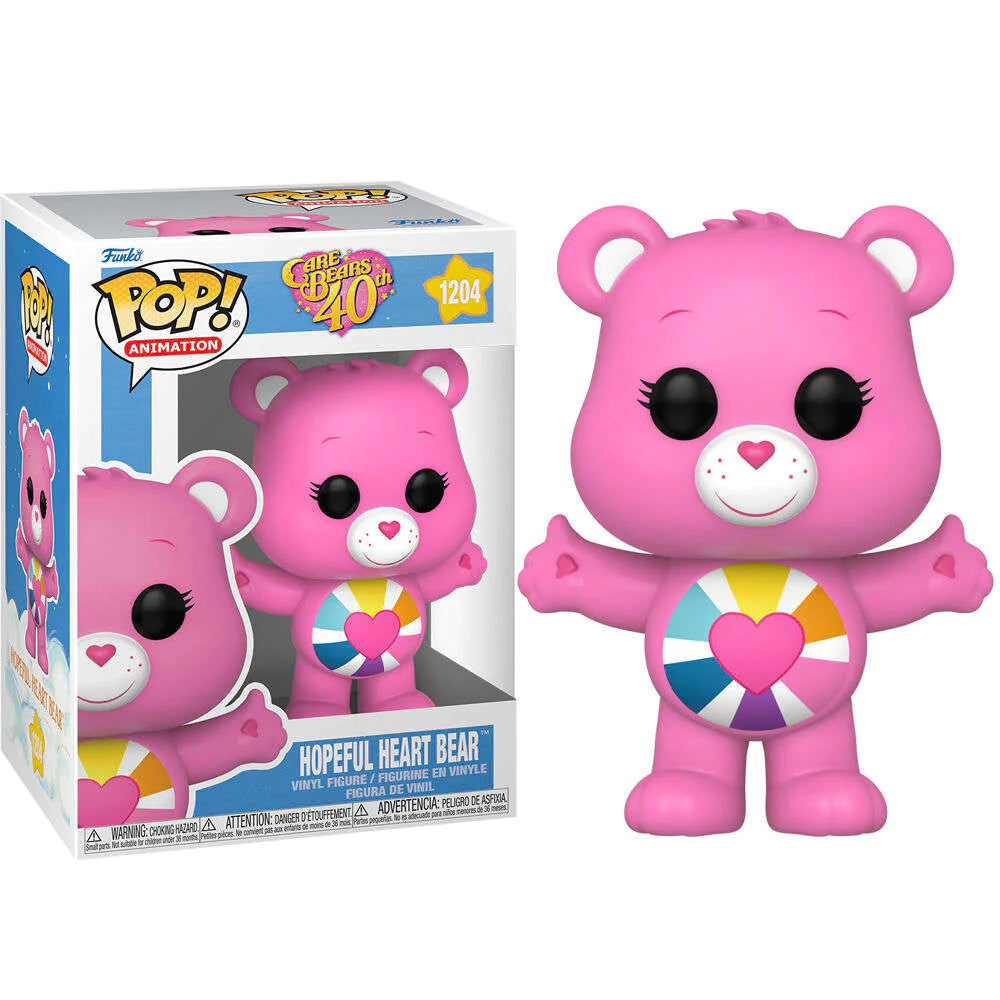 Care Bears 40th: Hopeful Heart Bear (w/ Chase) Funko POP! Vinyl