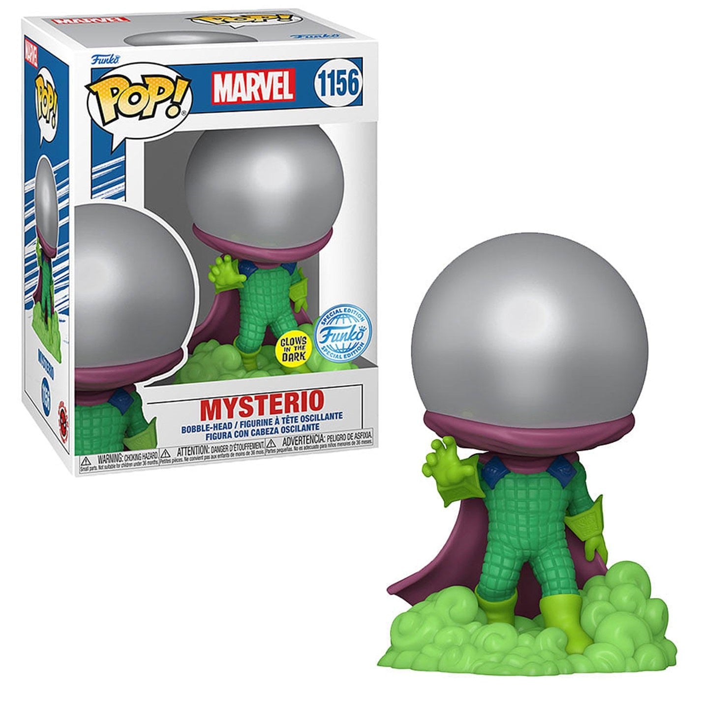 Marvel: Mysterio (Glow in the Dark) Funko POP! Vinyl