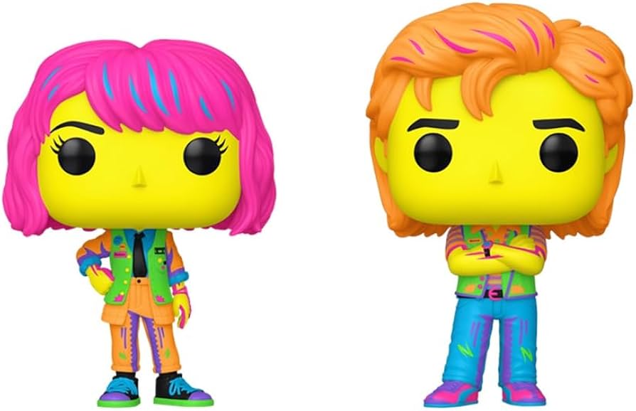 Stranger Things: Robin & Steve Black Light 2-Pack Funko POP! Vinyl