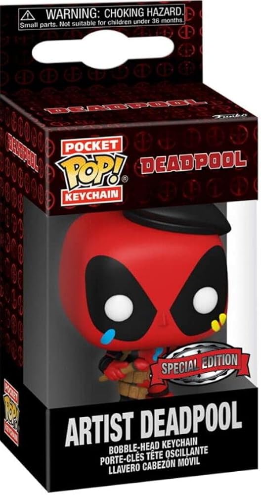 Marvel Deadpool: Artist Deadpool Funko POP! Keychain