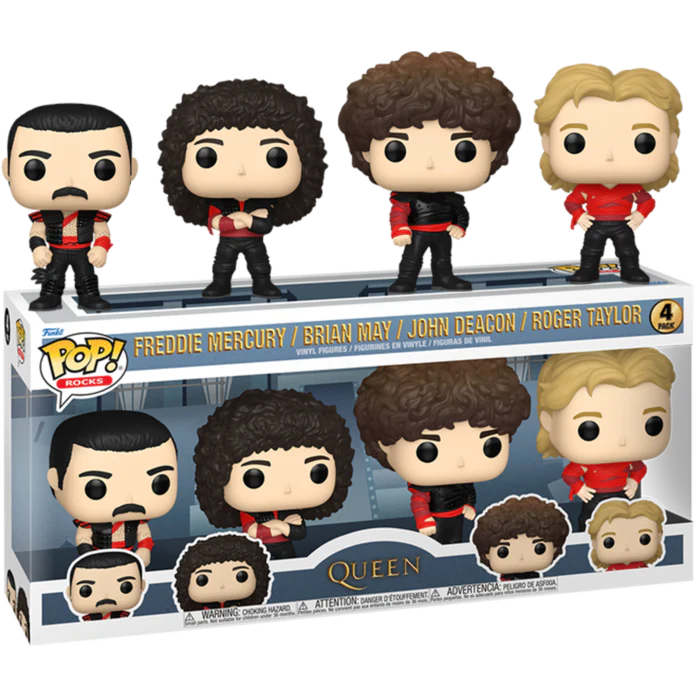 Rocks: Queen Radio Gaga Funko POP! Vinyl 4-Pack