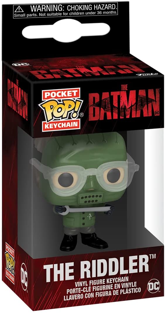 DC The Batman: The Riddler Funko Pocket Pop! Keychain