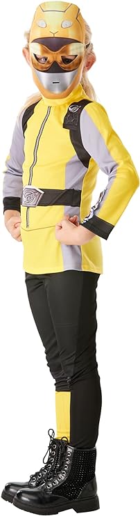 Rubie's Power Rangers Beast Morphers: Yellow Ranger Childs Costume 5-6 Years