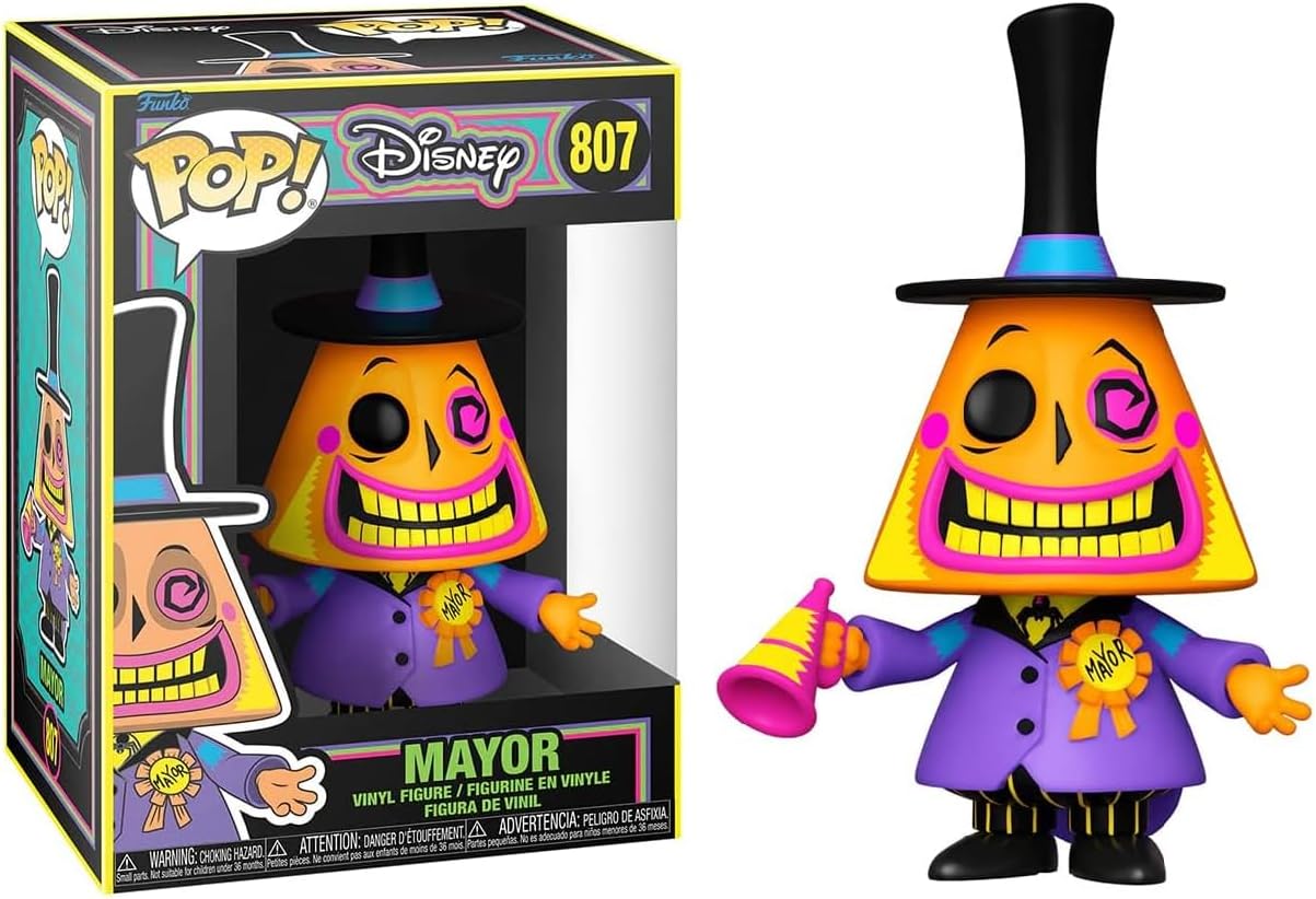 Nightmare Before Christmas: Mayor (Blacklight) Funko Pop! Vinyl