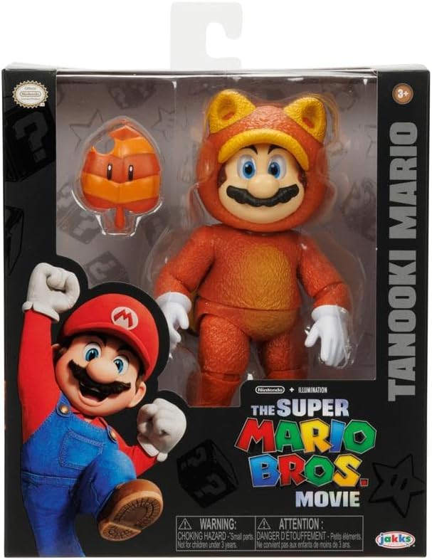 Super Mario Bros. Movie: Tanooki Mario 5" Figure