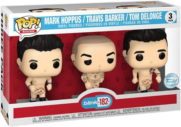 Rocks: Blink 182 What's my Age Again Naked Funko POP! Vinyl 3-Pack