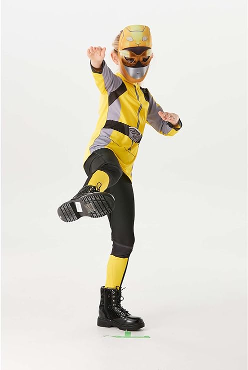 Rubie's Power Rangers Beast Morphers: Yellow Ranger Childs Costume 5-6 Years