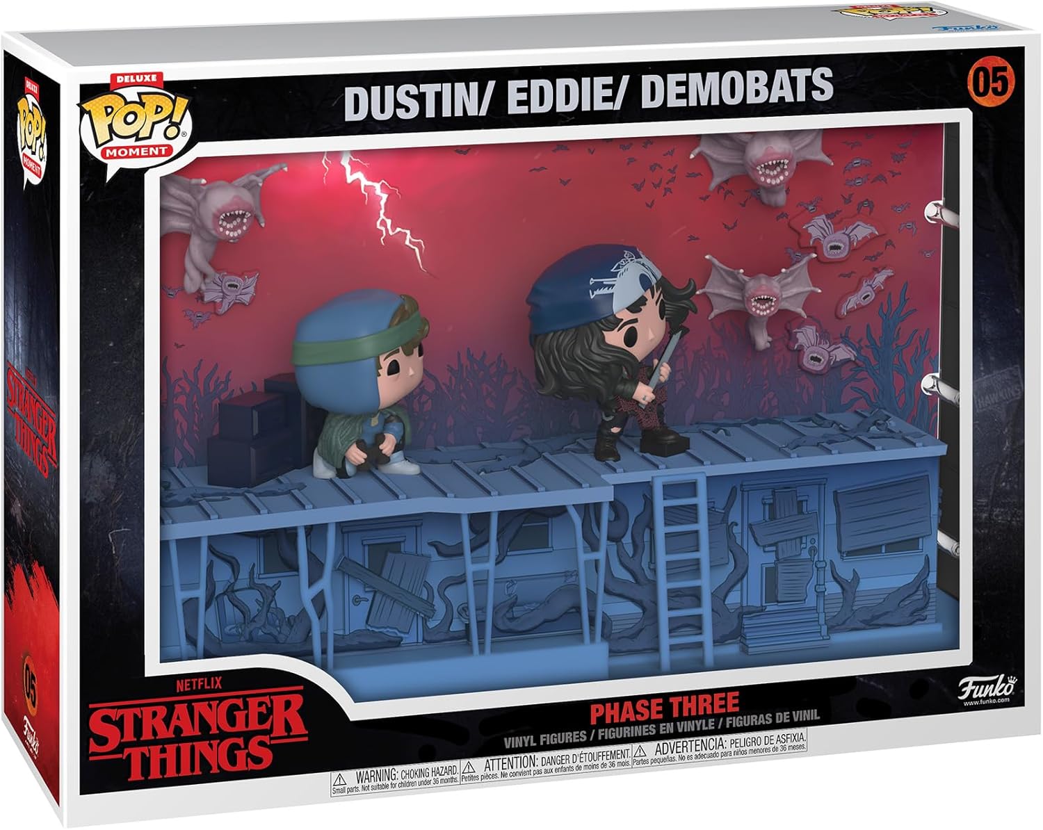 Stranger Things: Phase Three (Dustin/Eddie/Demobats) Funko POP! Vinyl Moment