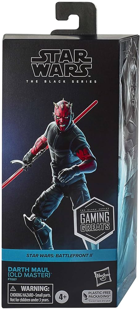 Star Wars The Black Series 6" Figure: Star Wars Battlefront II - Darth Maul (Old Master)