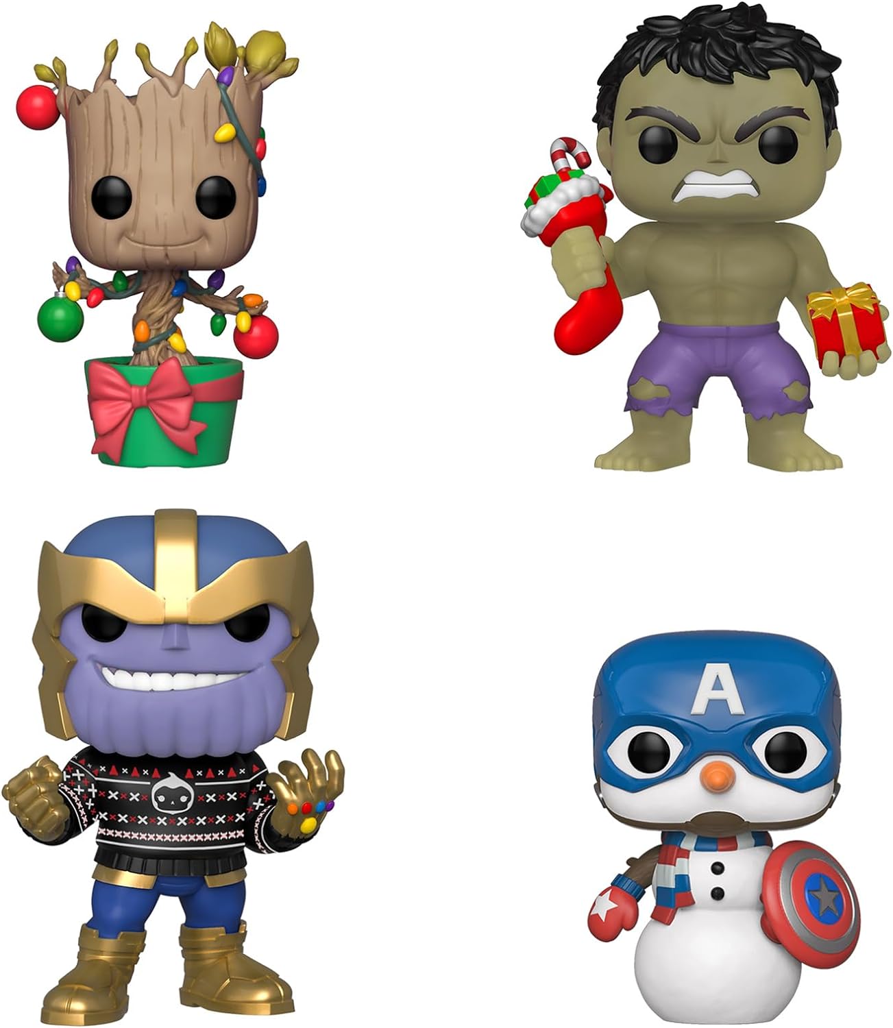 Marvel Holiday Funko POP! Vinyl 4 Pack