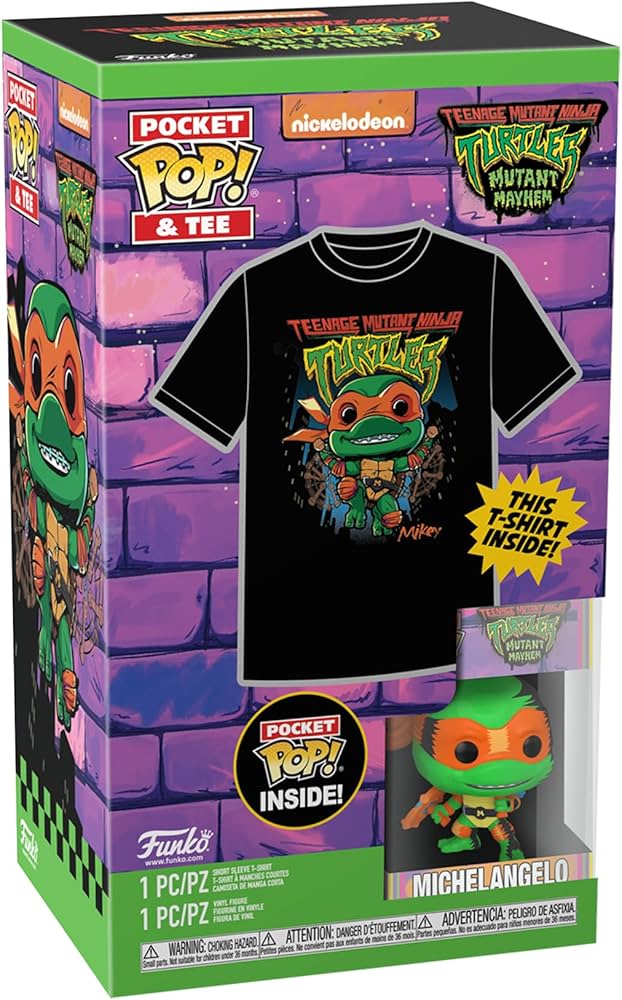 Teenage Mutant Ninja Turtles Funko Pocket Pop! & Tee