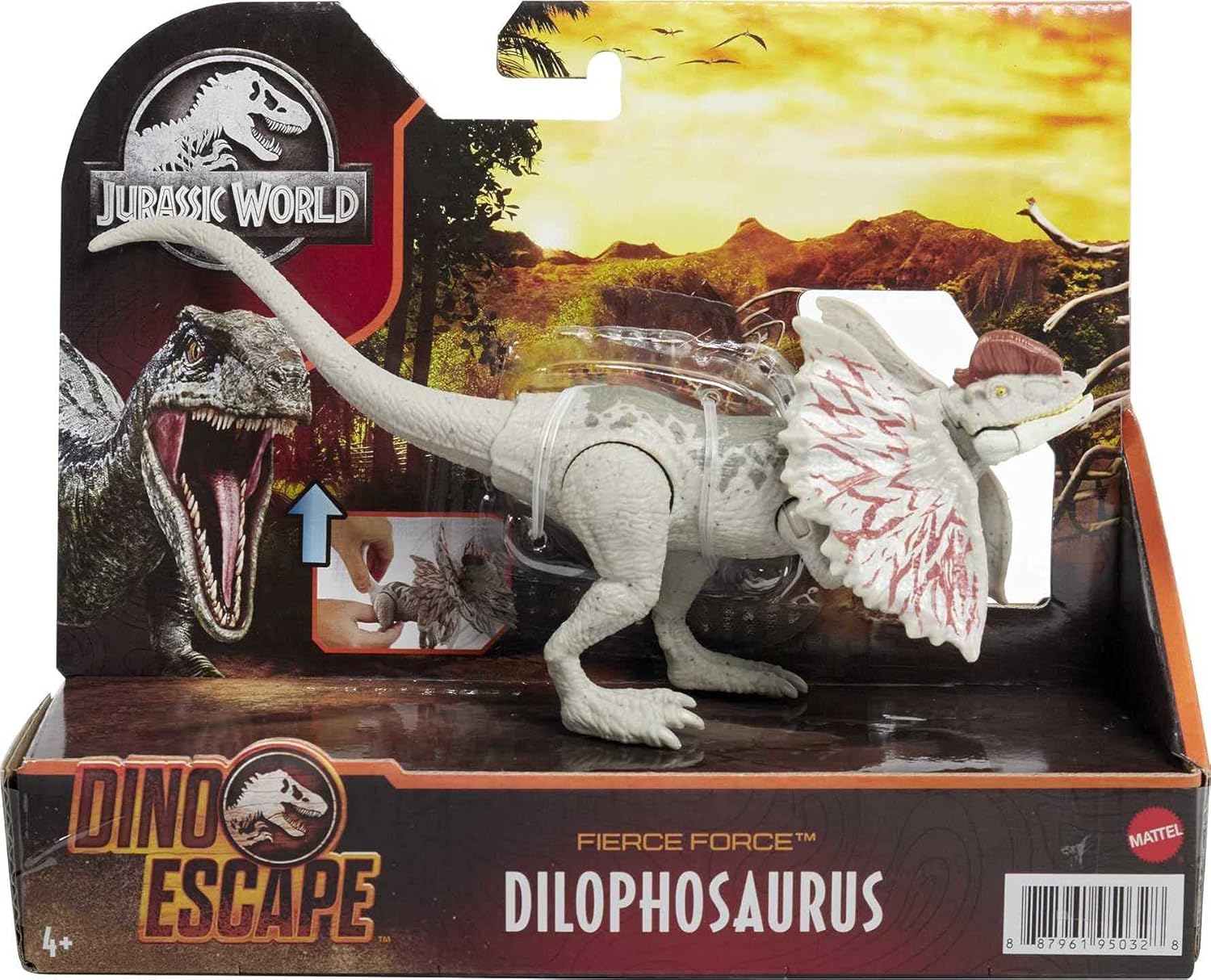 Jurassic World Fierce Force: Dilophosaurus Figure