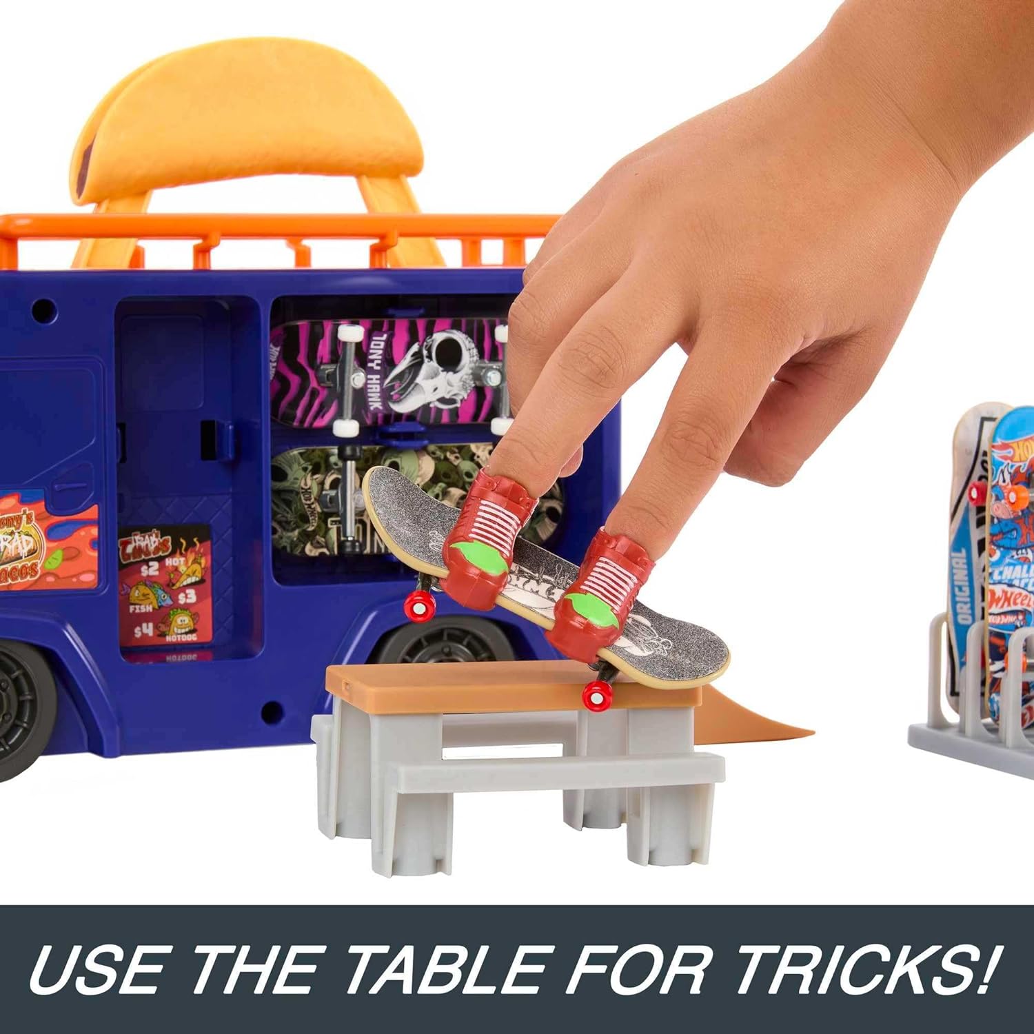 Hot Wheels Skate Taco Truck Play Case