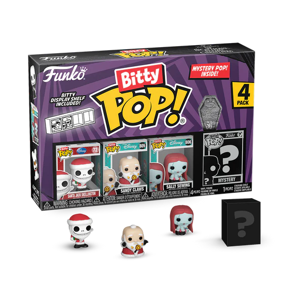 The Nightmare Before Christmas: Funko Bitty POP! 4-Pack Series 4