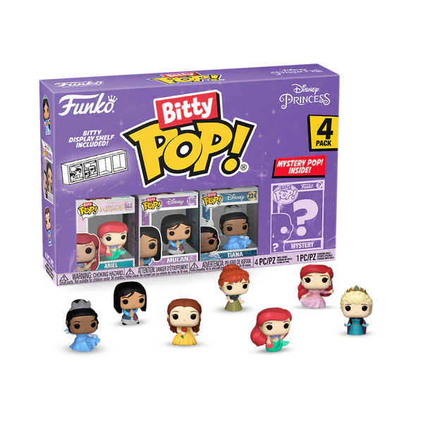 Disney Princess: Funko Bitty POP! 4-Pack Series 1