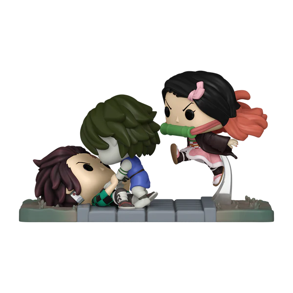 Demon Slayer: Tanjiro & Nezuko Vs. Temple Demon Funko POP! Moment