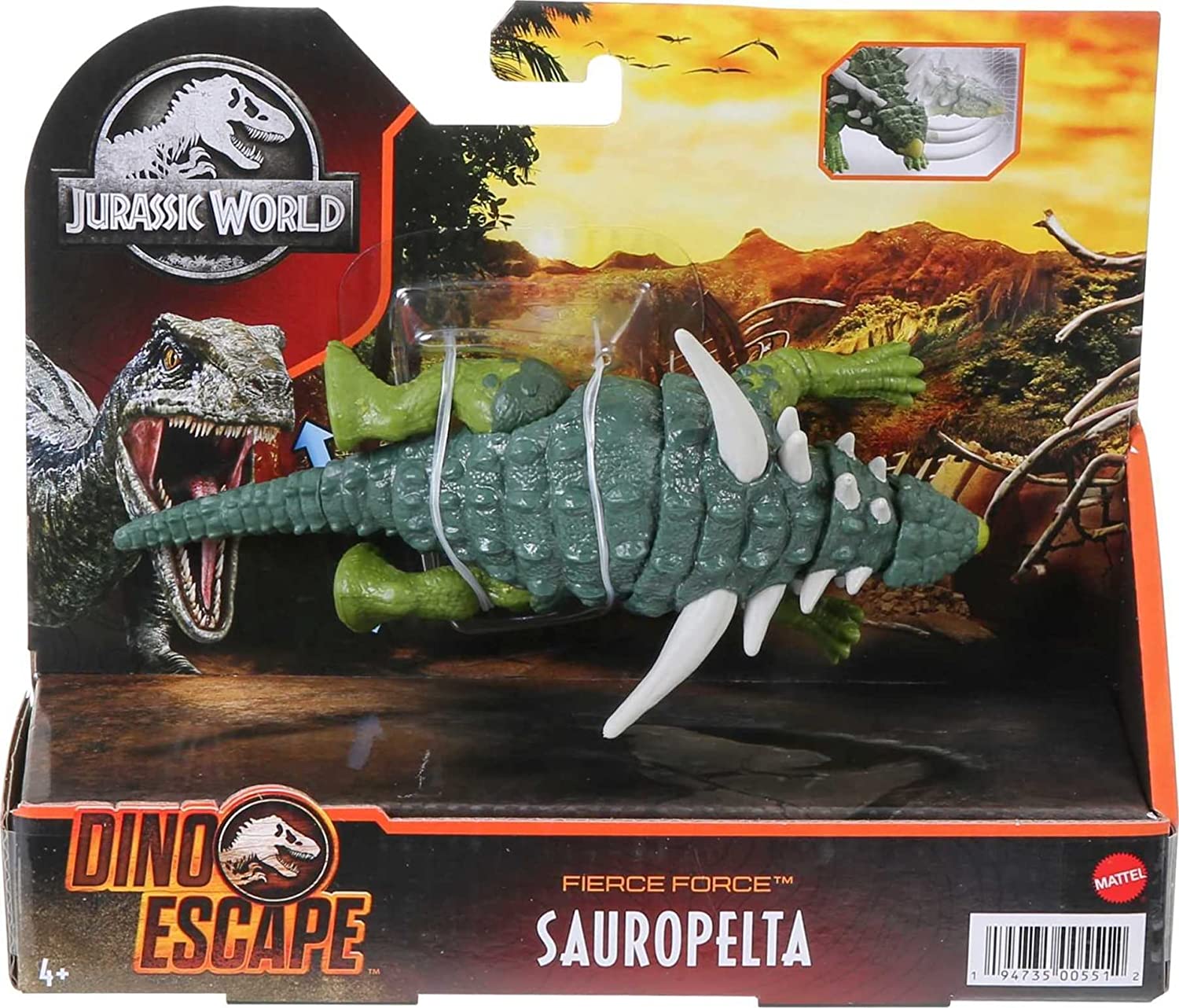 Jurassic World Fierce Force: Sauropelta Figure