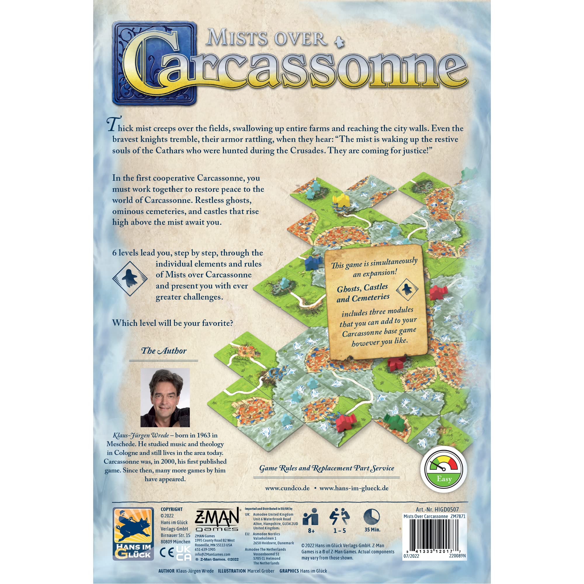 Z-Man Games Mists over Carcassonne Board Game