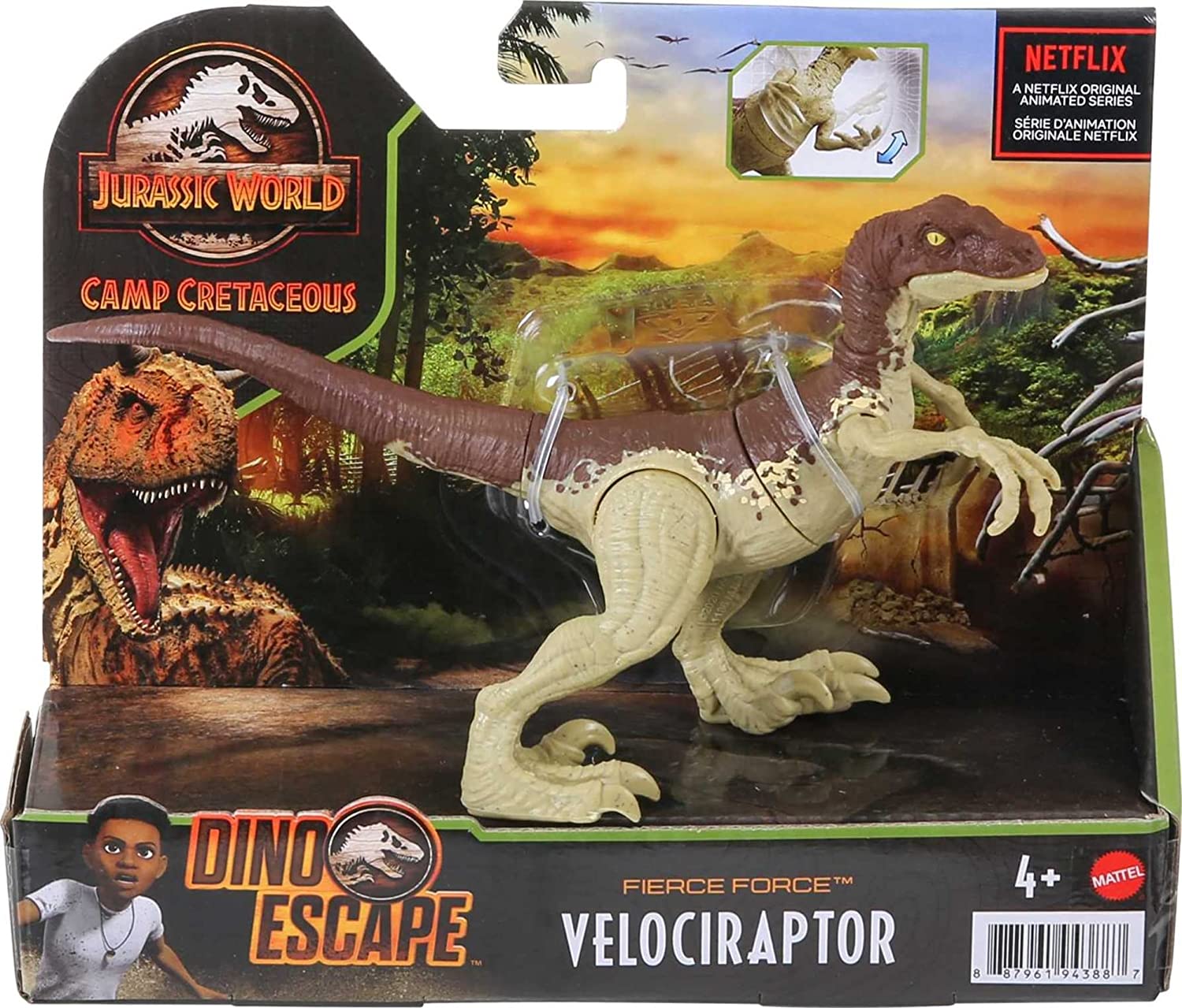 Jurassic World Fierce Force: Velociraptor Figure