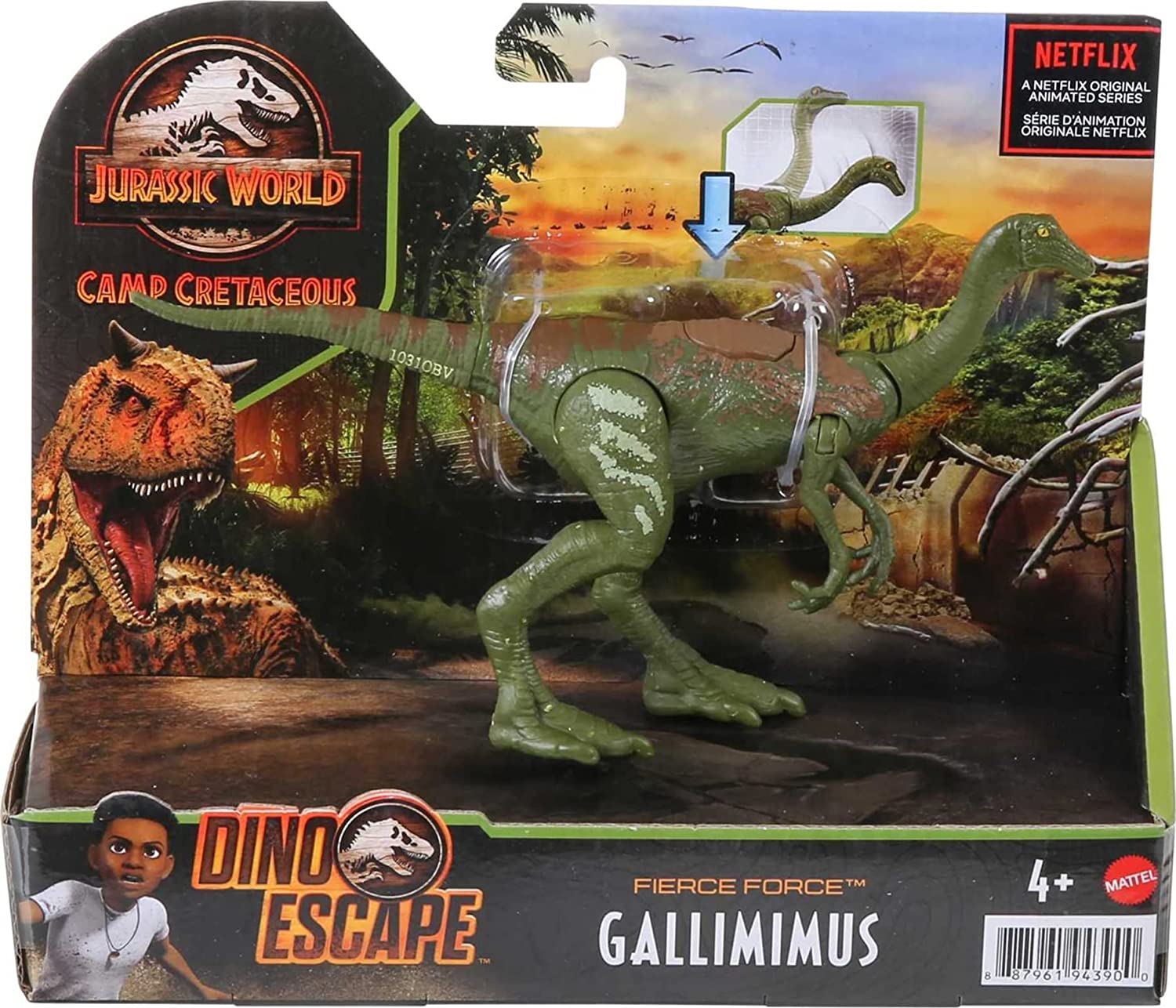 Jurassic World Fierce Force: Gallimimus Figure