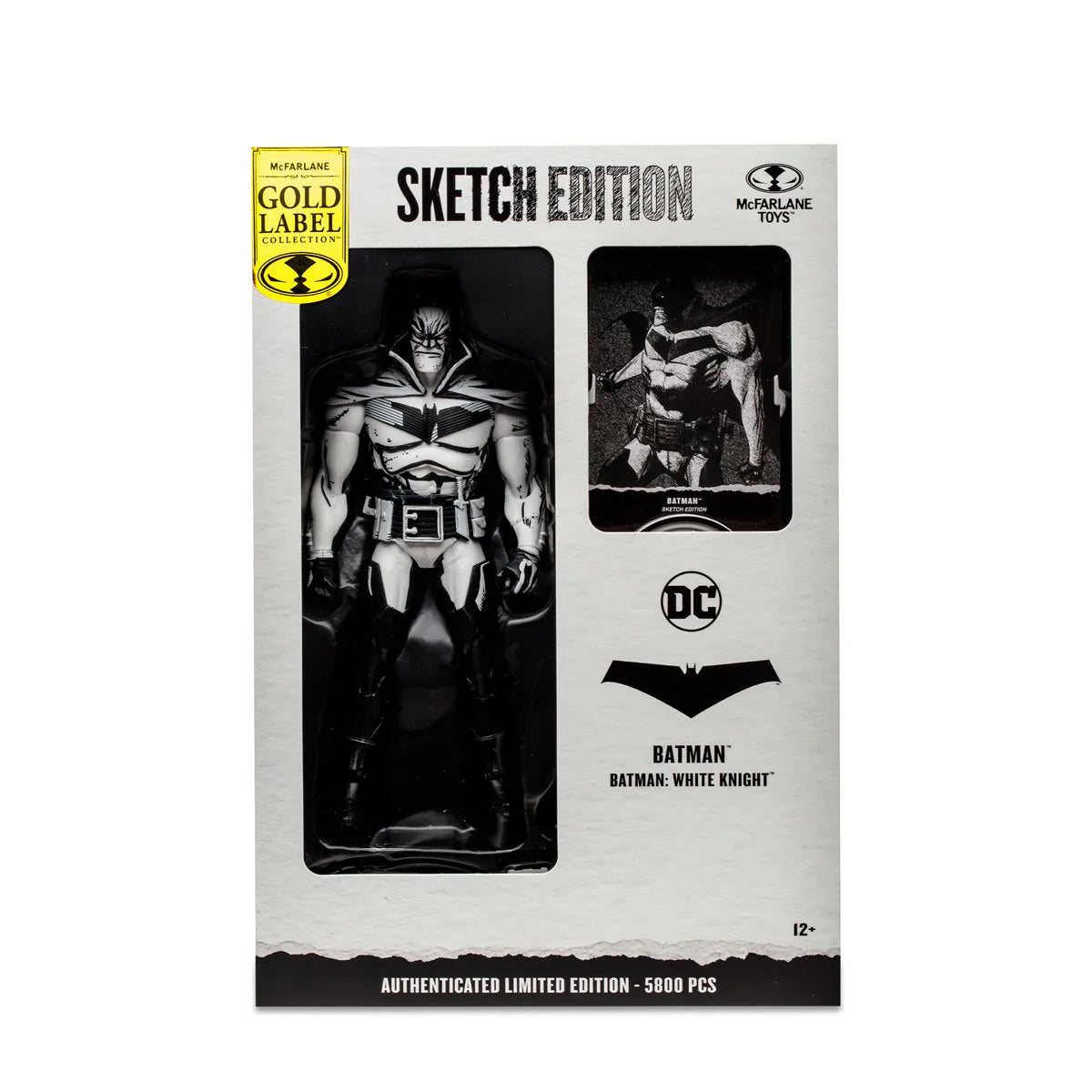 McFarlane DC Gold Label Sketch Edition Batman 7" Figure