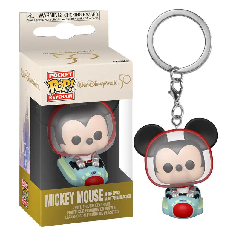 Disney Mickey Mouse At the Space Mountain Attraction Funko Pocket POP! Keychain