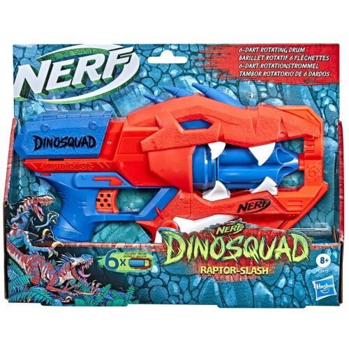 NERF Dinosquad Raptor-Slash Blaster with 6 Darts