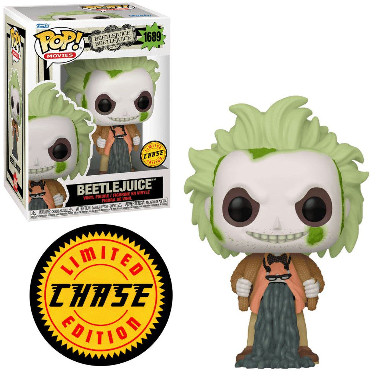 Beetlejuice 2: Beetlejuice w/ Chase Funko POP! Vinyl