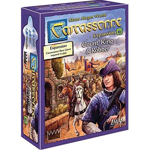 Z-Man Games Carcassonne Expansion 6: Count, King & Robber