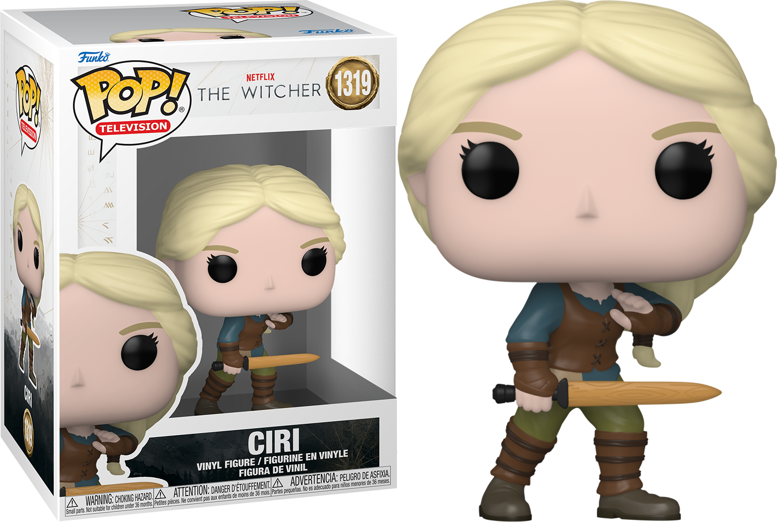 The Witcher: Ciri (with Sword) Funko POP! Vinyl