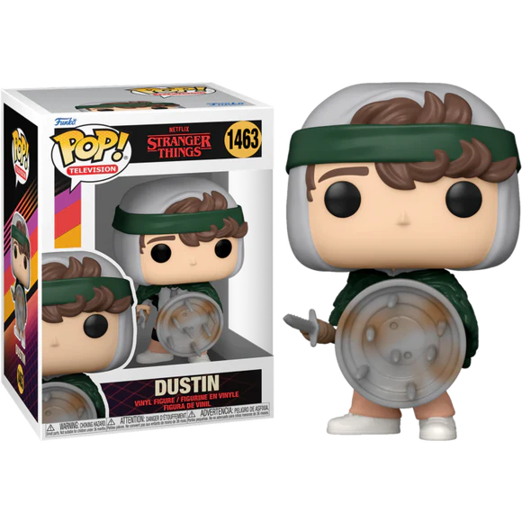 Stranger Things: Dustin (w/ Shield) Funko POP! Vinyl