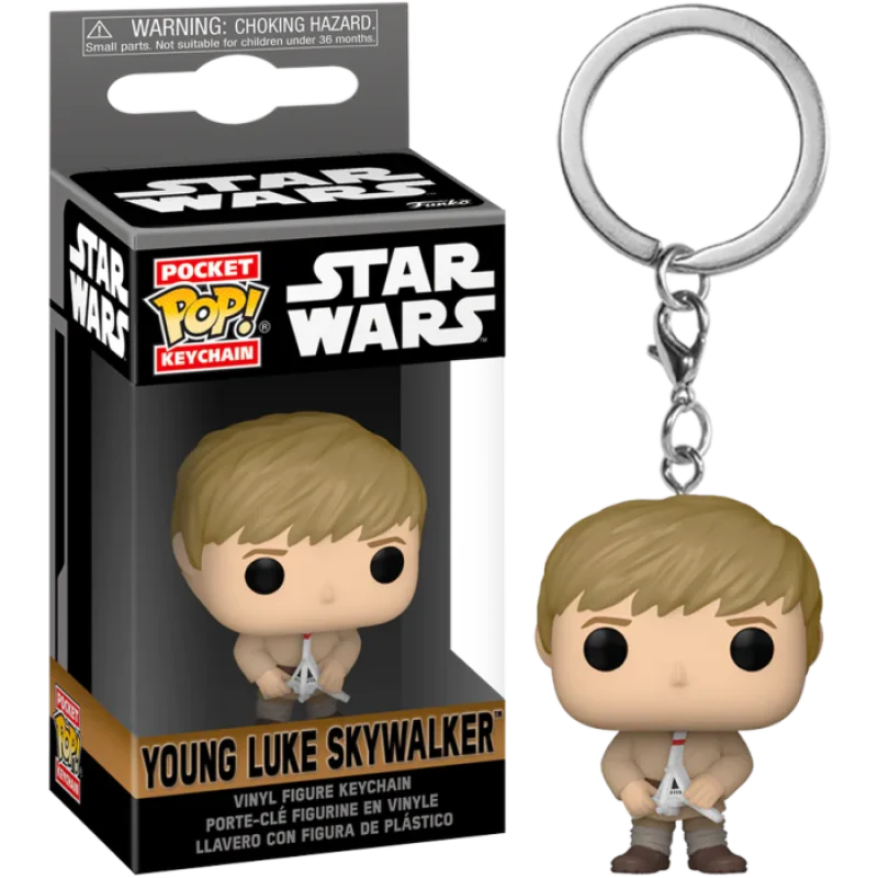 Star Wars Obi-Wan Kenobi: Young Luke Skywalker Funko Pocket Pop! Keychain