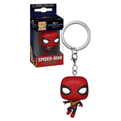 Spider-Man No Way Home: Spider-Man (Leaping) Funko Pop Keychain