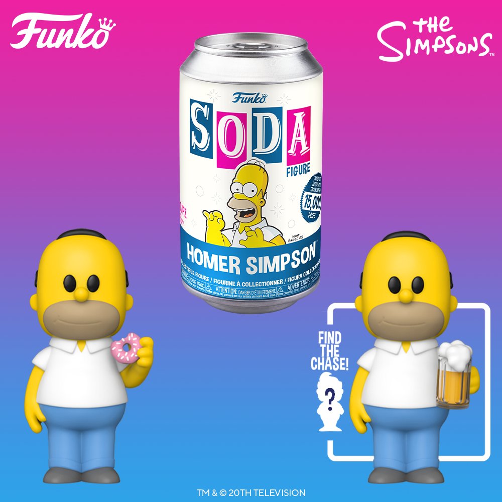 Funko Vinyl Soda: The Simpsons - Homer Simpson