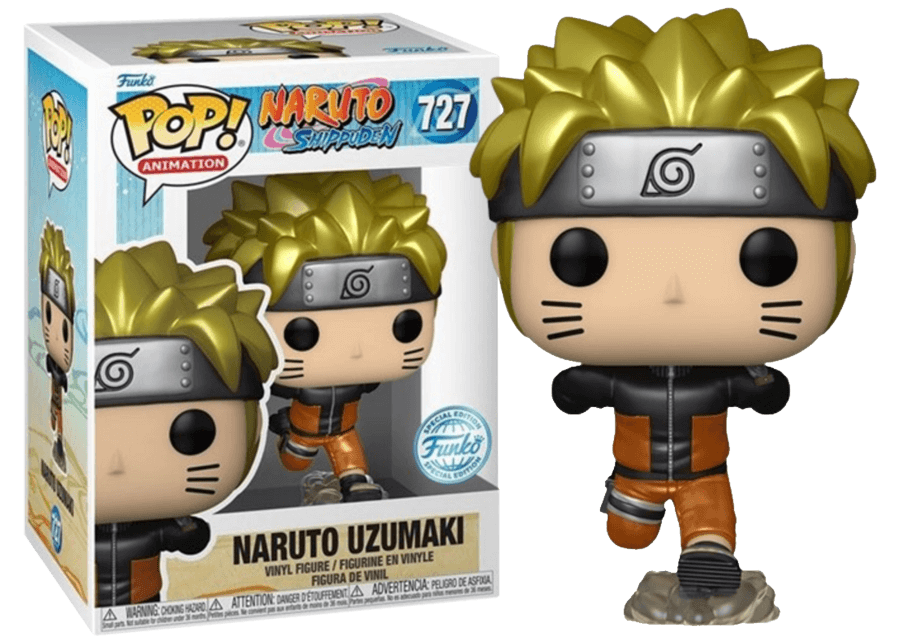 Naruto: Naruto Uzumaki Running (Metallic) Funko POP! Vinyl