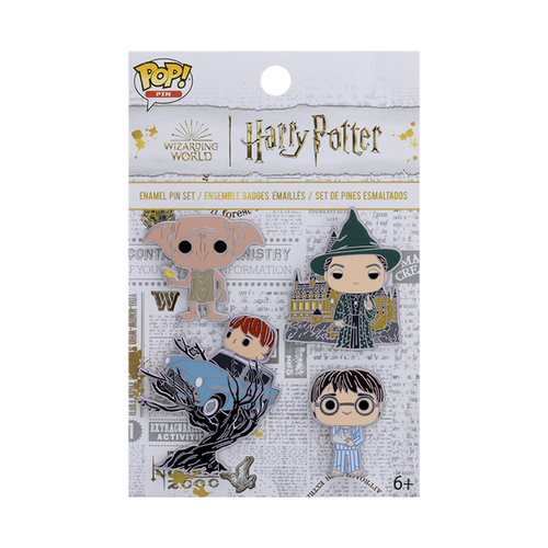 Harry Potter Funko POP! Enamel Pin Set 4-Pack