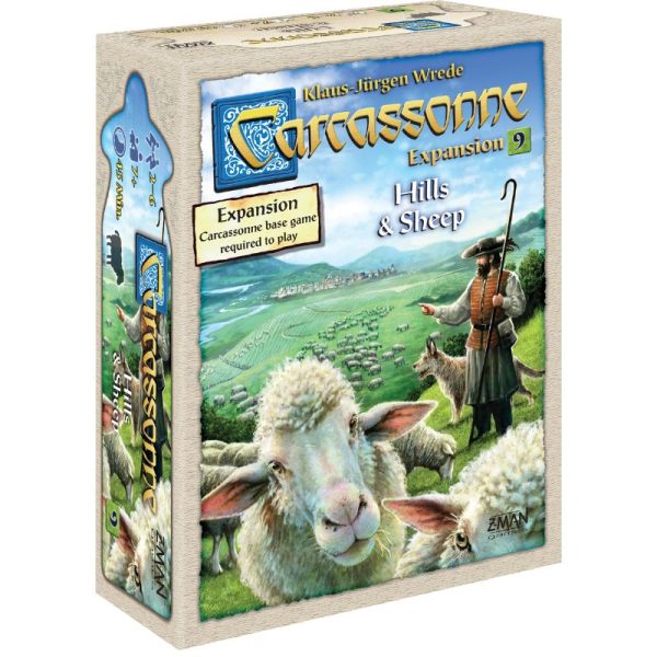 Z-Man Games Carcassonne Expansion 9: Hills & Sheep