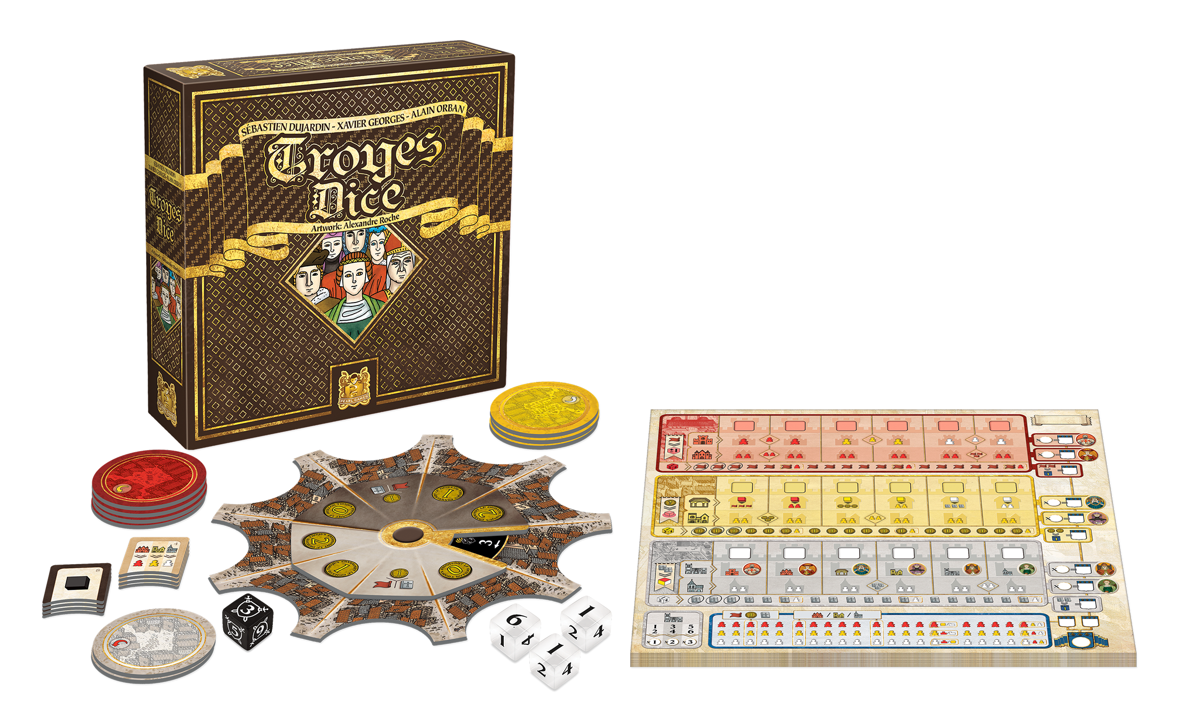 Troyes Dice Board Game