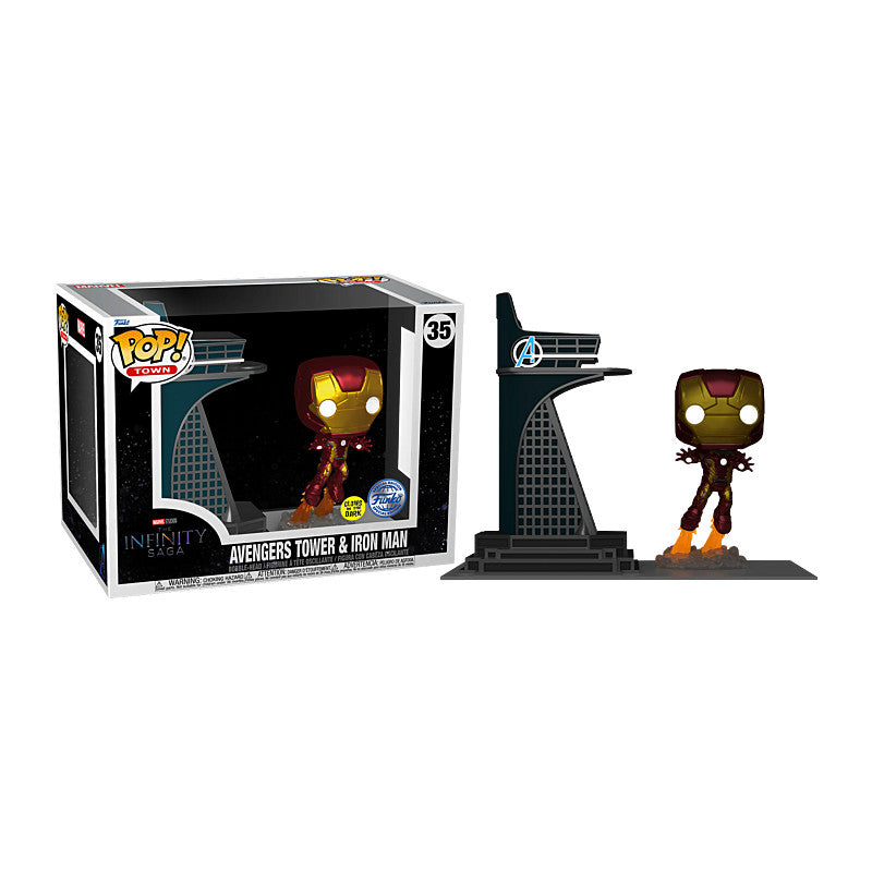 Marvel: Avengers Tower & Iron Man Funko POP! Town