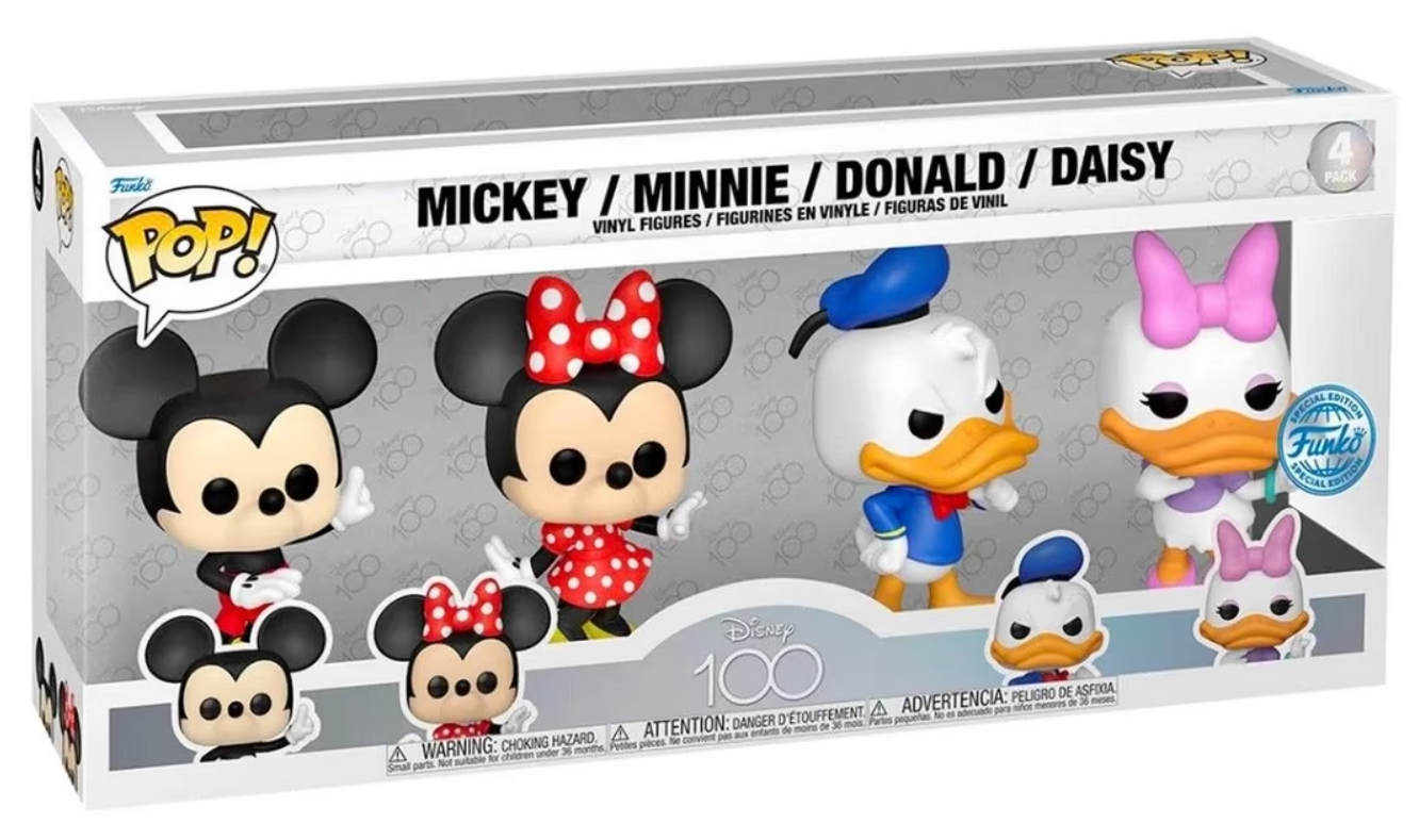 Disney 100: Classics Funko POP! Vinyl 4 Pack