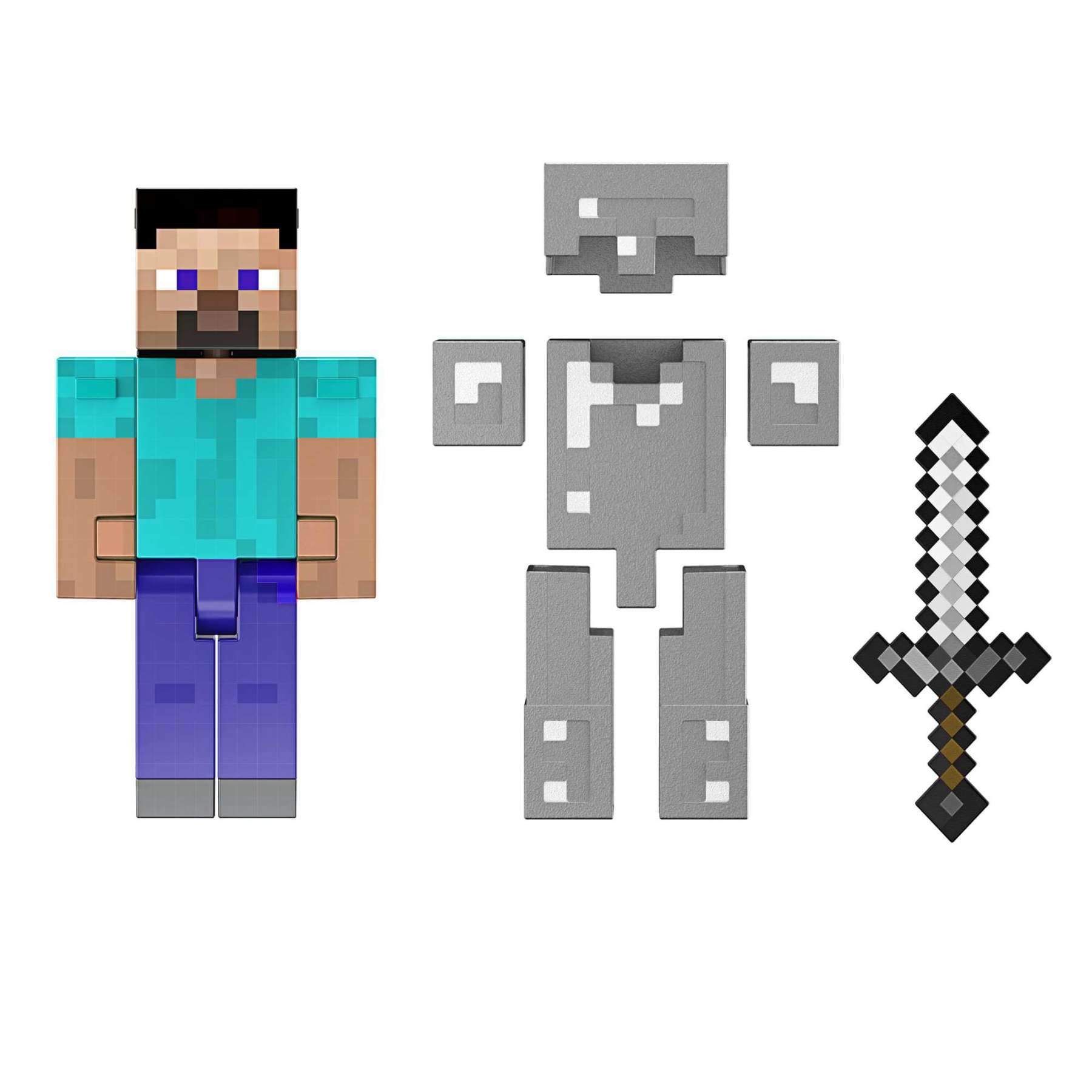 Minecraft Diamond Level Steve Action Figure