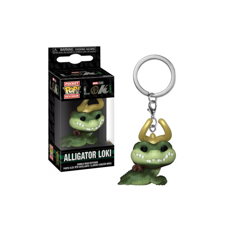 Marvel Loki: Alligator Loki Funko Pocket Pop! Keychain