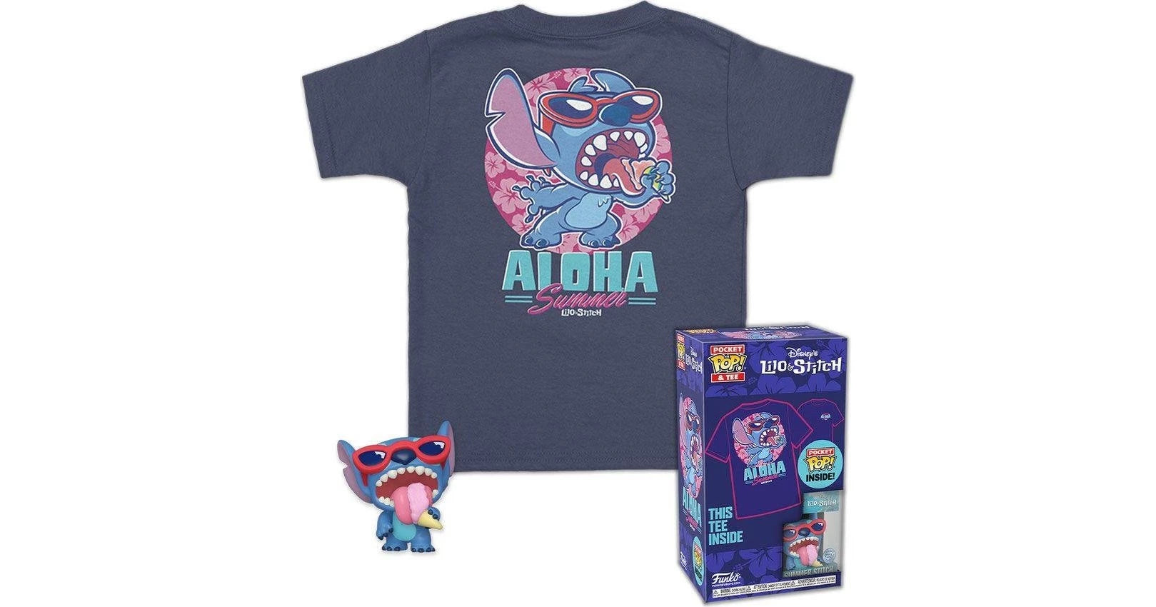 Lilo & Stitch: Summer Stitch Funko Pocket Pop! & Tee - Size Child Large