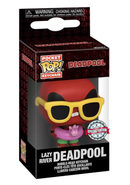 Marvel Deadpool: Lazy River Deadpool Funko POP! Keychain