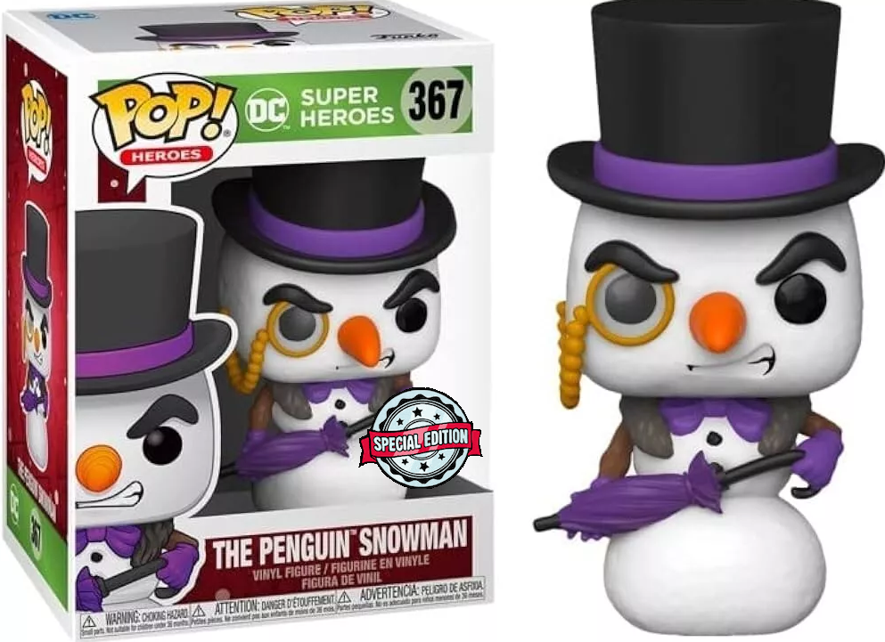 DC Super Heroes: The Penguin Snowman Funko POP! Vinyl